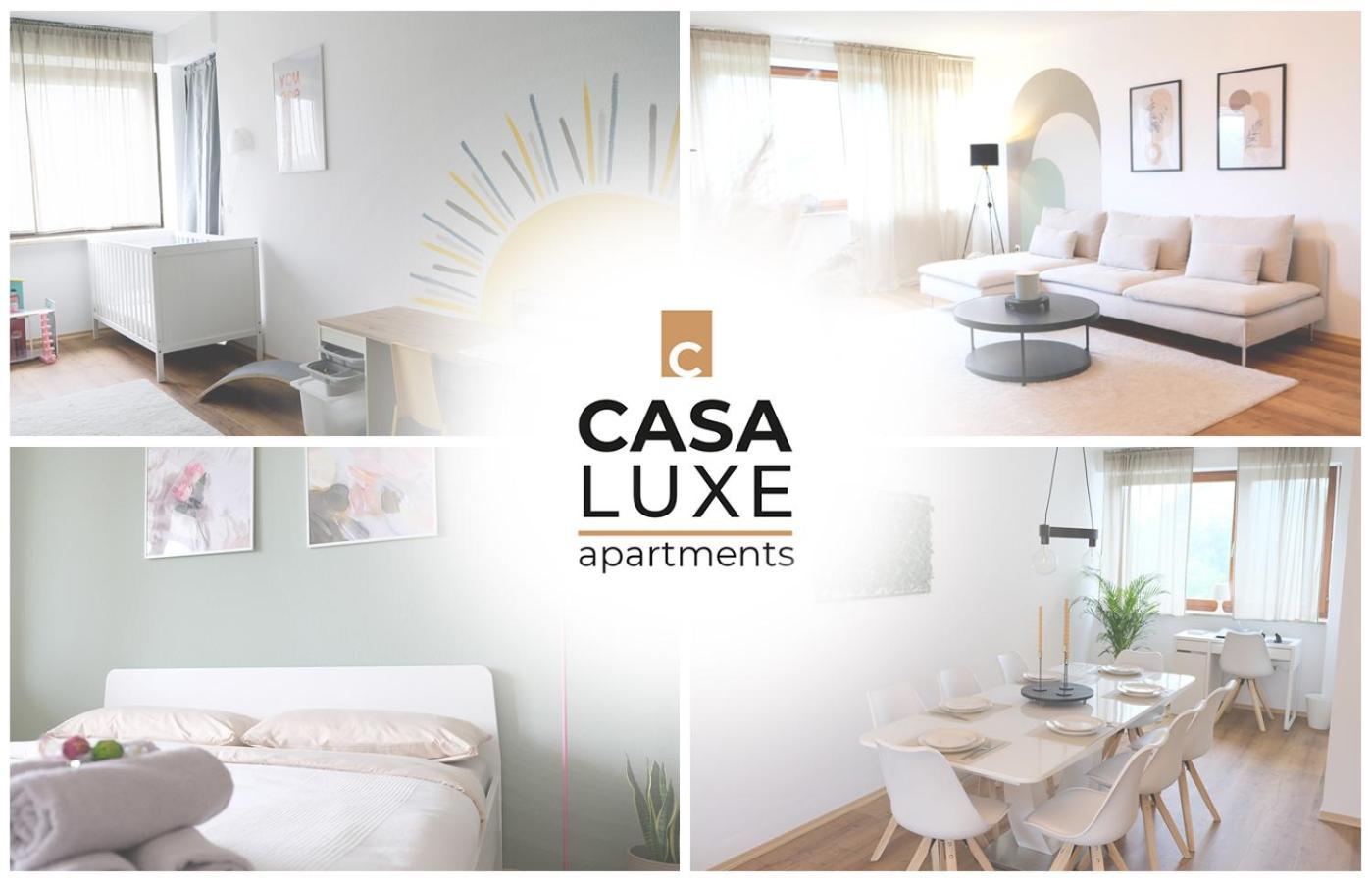 Casa Luxe - 120Qm - Zentral - Familienfreundlich - Parkplatz - 5Km Zum Legoland Lägenhet Günzburg Exteriör bild